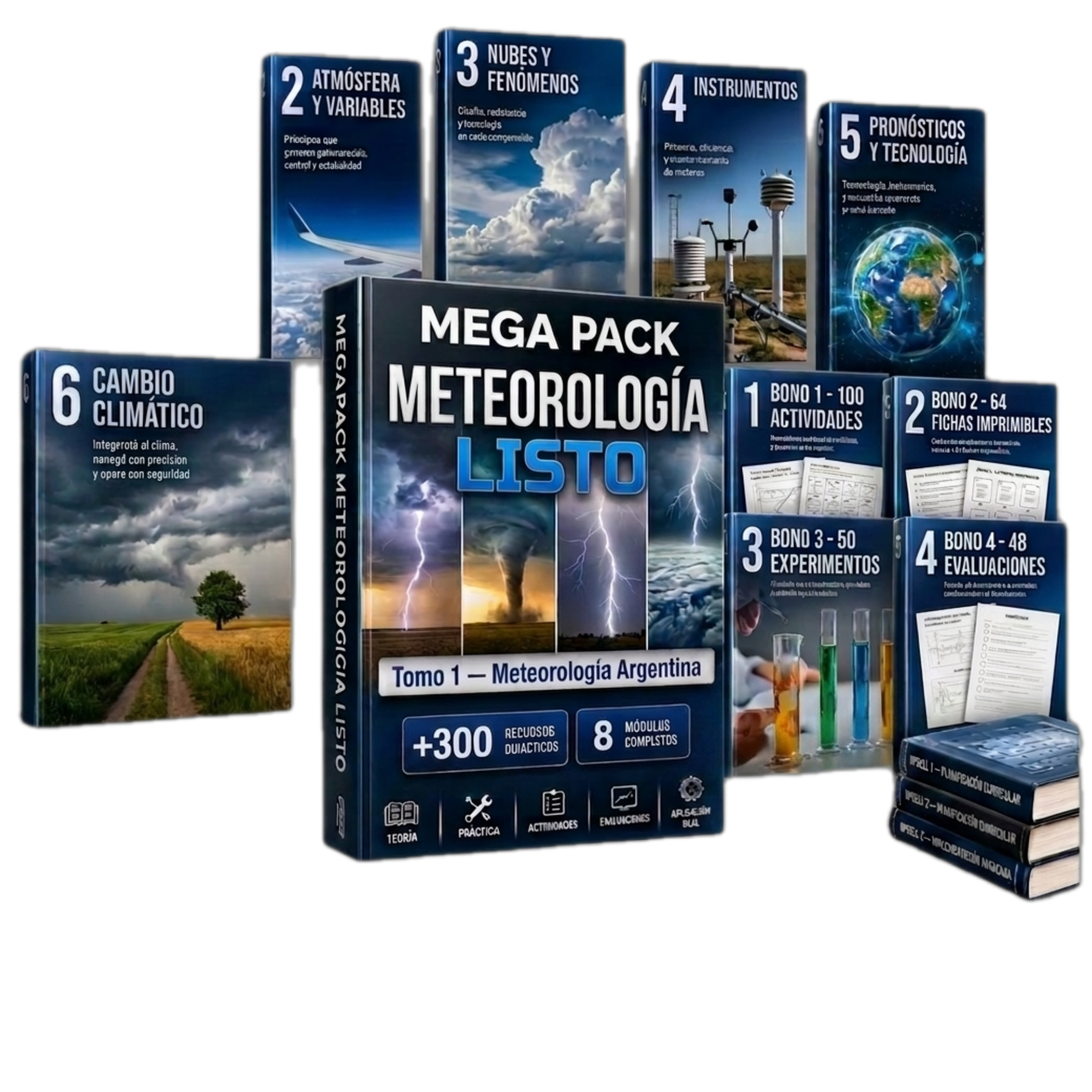 MEGAPACK METEOROLOGIA LISTO + NIVEL MAESTRO