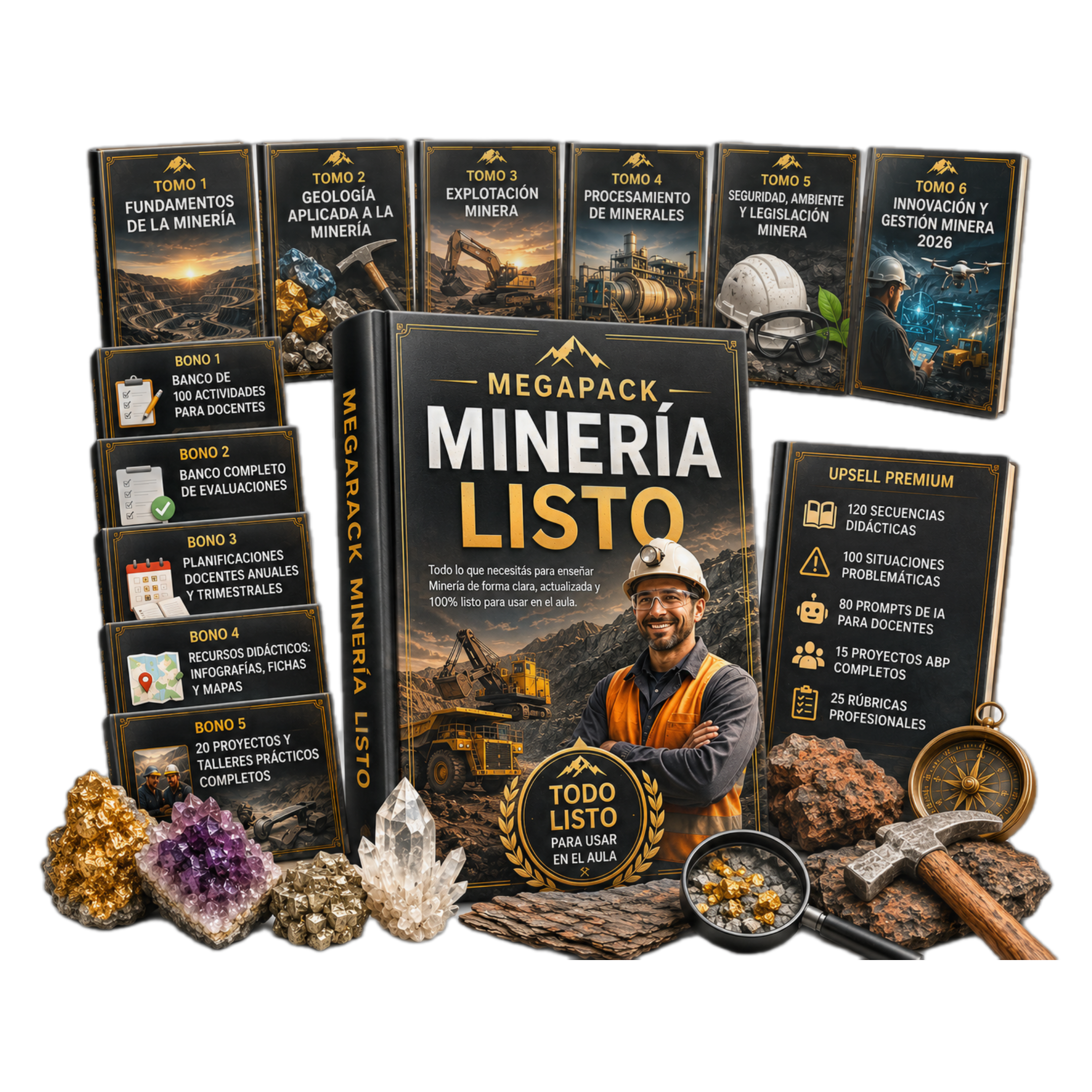 MEGAPACK MINERIA LISTO