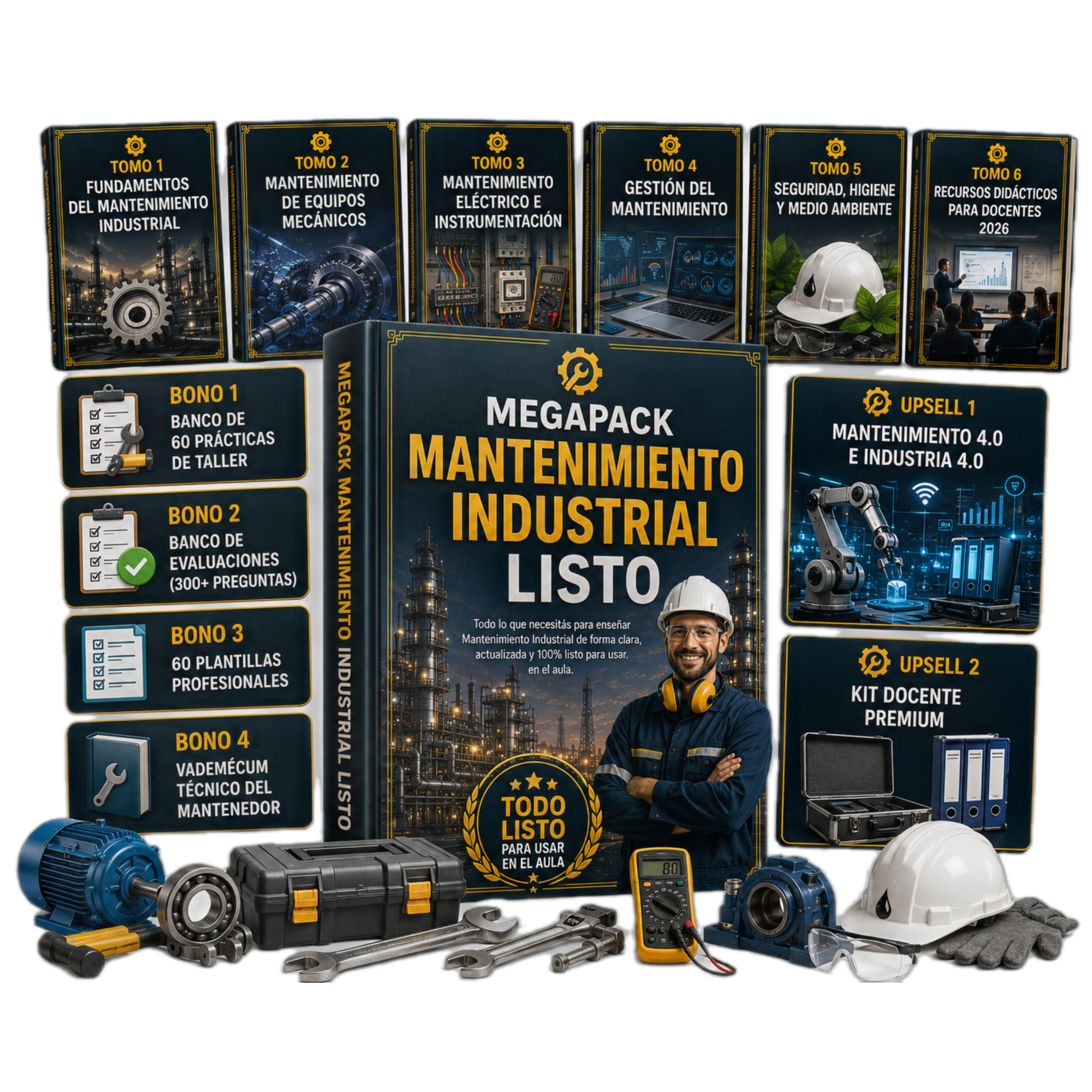 MEGAPACK MANTENIMIENTO INDUSTRIAL LISTO